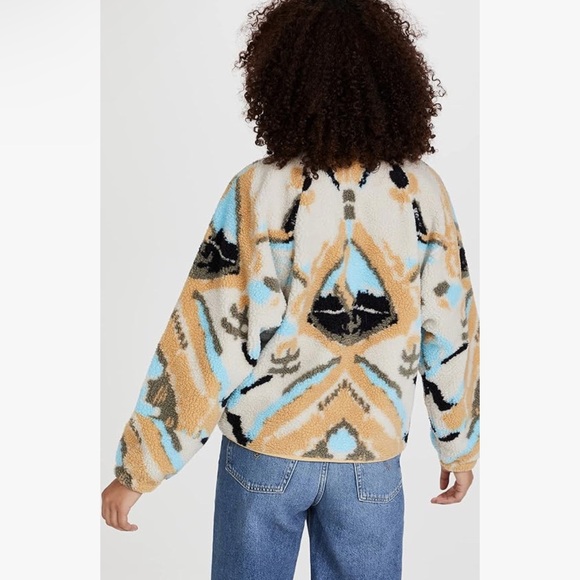 Free People Movement Rocky Ridge Sherpa Jacket Meadow Size Medium NWT - Picture 3 of 6